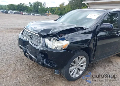 2008 Toyota Highlander Hybrid Limited из США, поврежденный, VIN JTEEW44A682019291